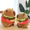 Adorable Capybara Plush Toy Burger Cartoon Girl Sleep Companion Gift Birthday