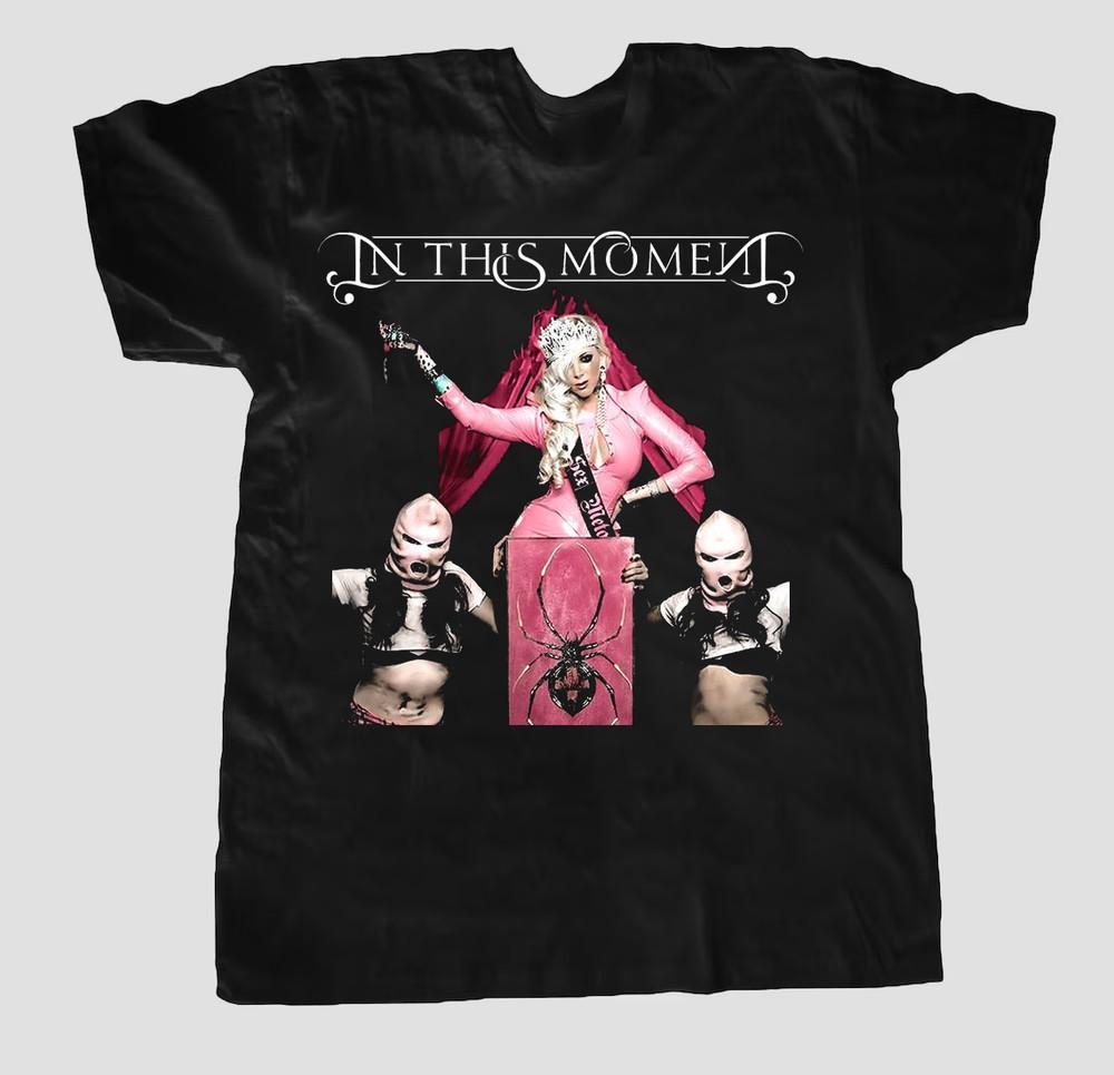 Maria Brink In This Moment Cotton All Size Men Women Black Shirt