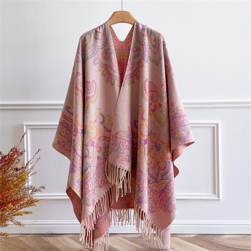 Luxury Brand Autumn Cashmere Pashmina Shawl Scarf for Women Wrap Warm Winter Scarves Blanket Print Female Foulard Poncho Stole