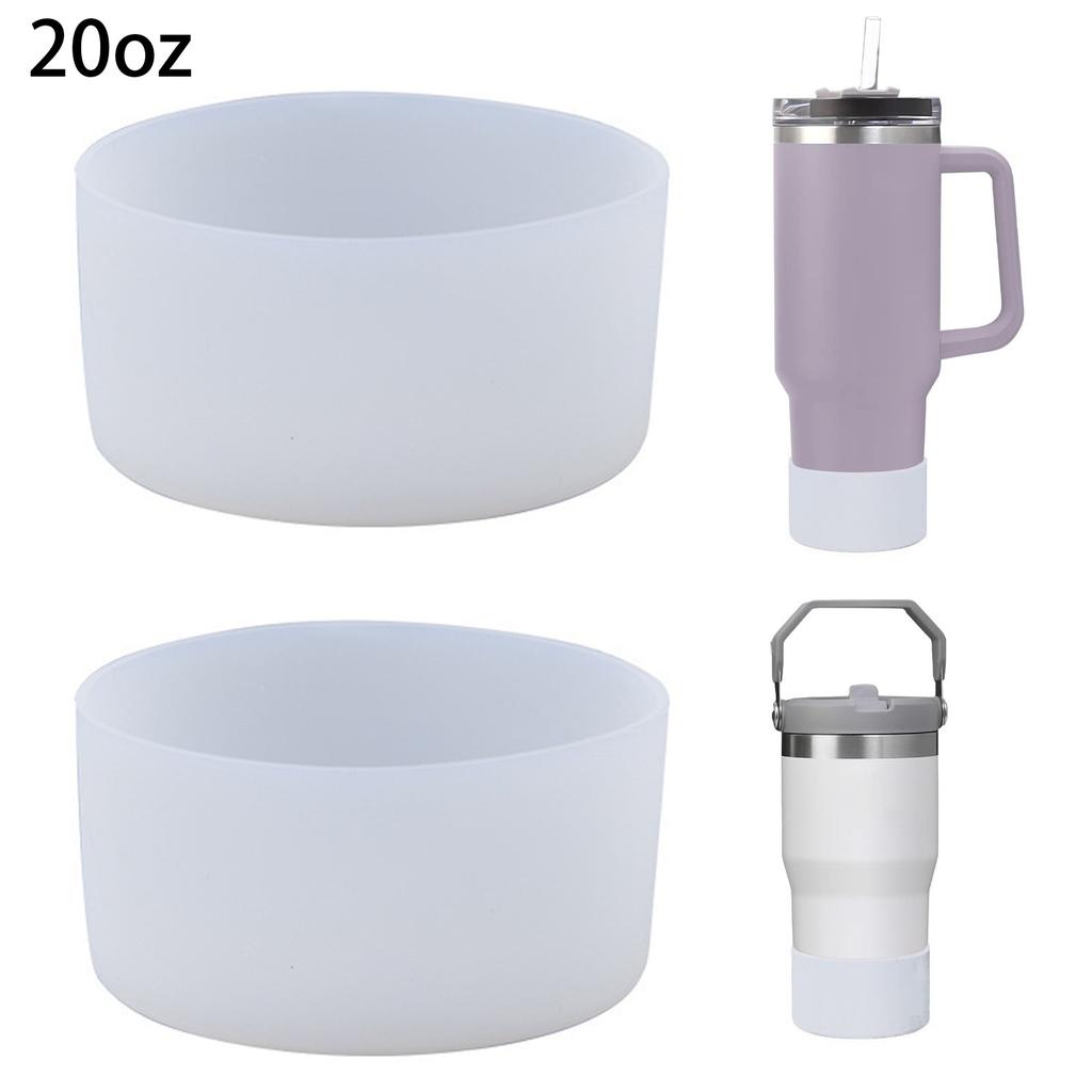 2 Pieces Of 7.5cm Silicone Solid Color All-match Fashion Environmental Space Cup Bottom