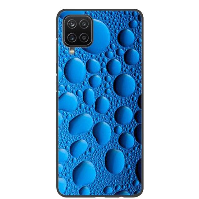 Чехол для Samsung A12, 2021, черные мягкие силиконовые чехлы из ТПУ для телефонов Samsung Galaxy A12 M12, чехол с крутым дизайном, чехол-бампер A 12