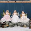Festival Cloth Angel Hanging Doll Decoration Soft Edges Easy Install Holiday Wedding Birthday Party Decorative Accent