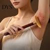 Professional Body Massage Tool Brass Gua Sha Scraper, Long Handle for Back Portable Self Care Equipment Neck, Meridian Relaxation Stick Care, Home Spa