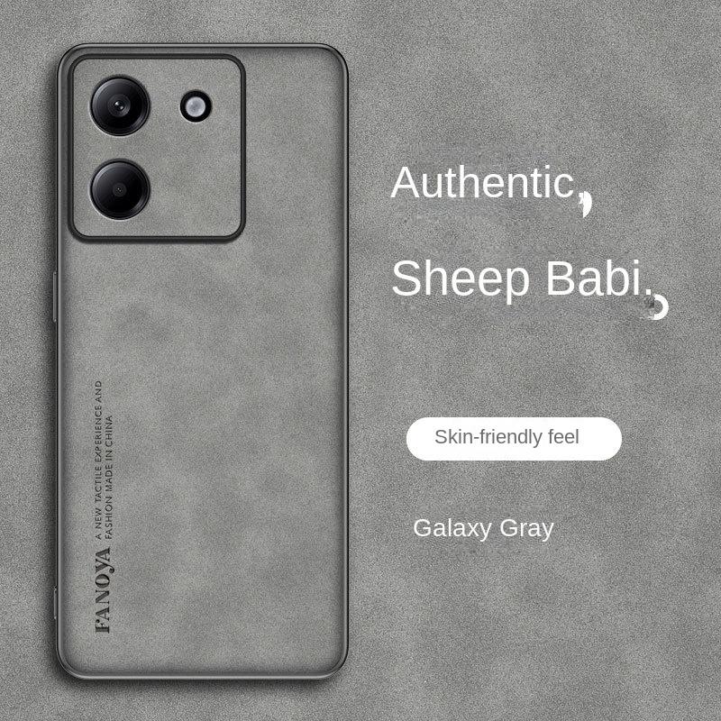 Простой кожаный удобный замшевый чехол для Xiaomi POCO X7 Pro Redmi Turbo 4 Мягкий силиконовый защитный чехол для линз Жесткий противоударный чехол для Xiaomi POCO M7 Pro