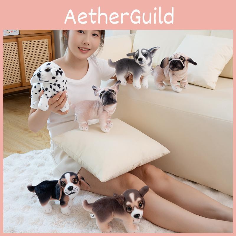 Очаровательная плюшевая игрушка-собака Милый чихуахуа и хаски мягкая набивная игрушка с мягким мехом