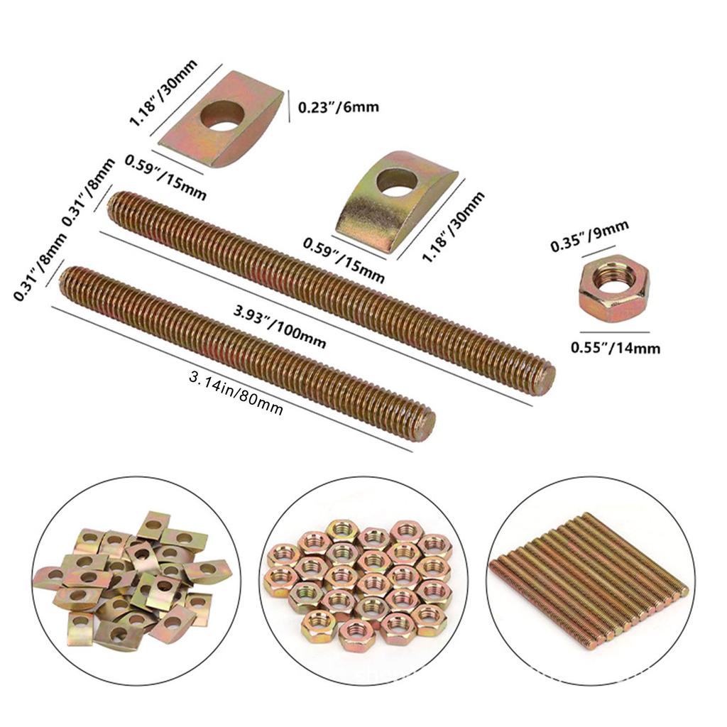 10 Set Countertop Fasteners Countertop Flip Connectors Rust Resistant Connectors for Furniture & Bed Frame Connections