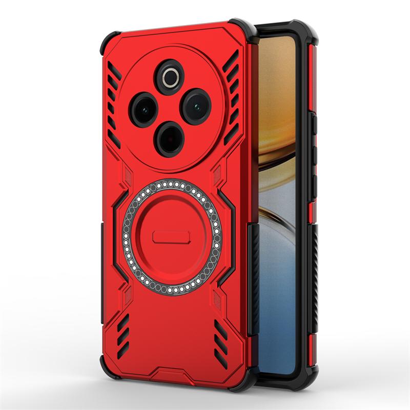 Чехол для Vivo iQOO Z10 Для Vivo iQOO Z10 Funda Противоударный Магнитная адсорбция Беспроводная зарядка Задняя крышка Для чехла Vivo iQOO Z10