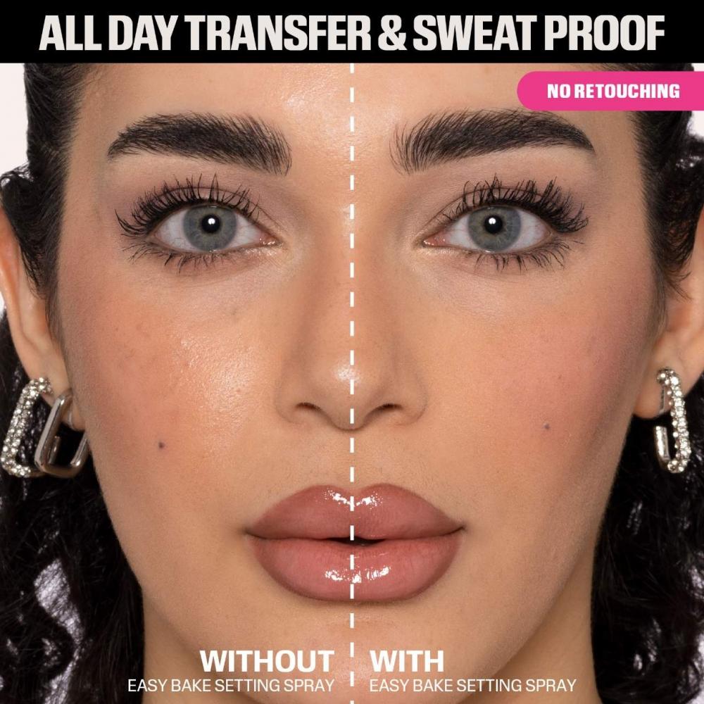 Huda Beauty Спрей для фиксации макияжа Easy Bake Blurring Setting Spray Стойкость до 16 часов 3,38 унции   100 мл 3,38 унции   100 мл