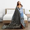 Flannel Throw Blanket Steel Vengeance Blankets Soft Bedding Warm Plush Blanket for Bed Living Room Picnic Travel Home Couch