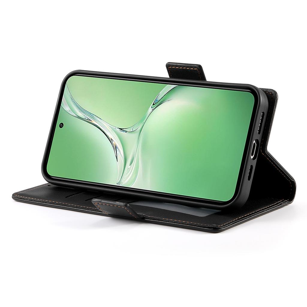 DF-010 For Oppo K12/OnePlus Nord CE4 5G Stand Case Anti-Drop PU Leather Wallet Phone Cover