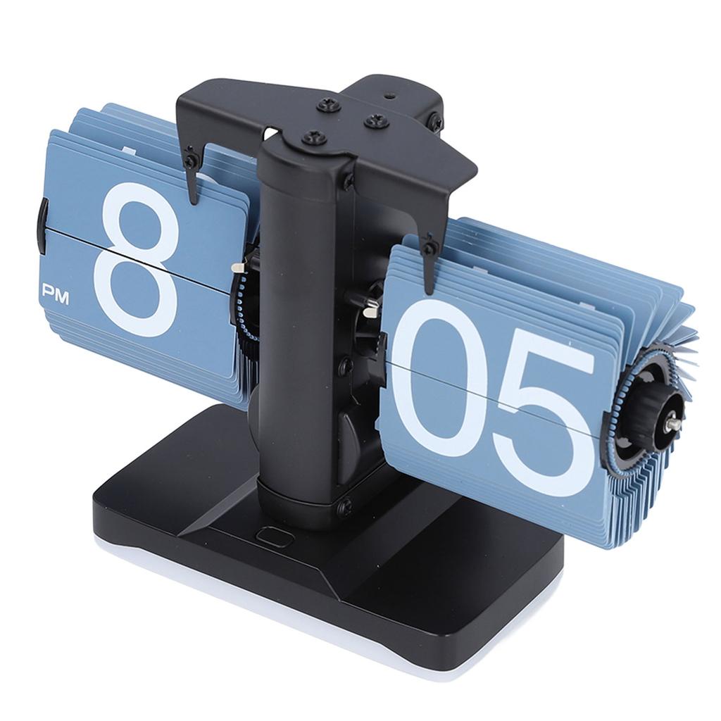 Автоматические перекидные часы Стильный вид Бесшумная работа Регулируемая яркость Перекидные часы для домашнего использования