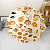 Bread Thief Print Automatic Umbrella, 8 Rib Iron Frame, Plastic Handle, Suitable for Outdoor Travel &Daily , Ideal Gift