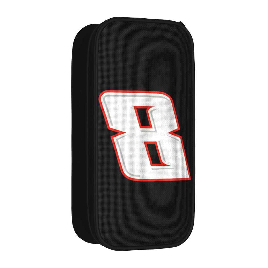 Number 8 Kyle Busch Rip 1985-2026 Pencil Case New Pen Box Bag Student Large Storage Students School Zipper Pencil Pouch