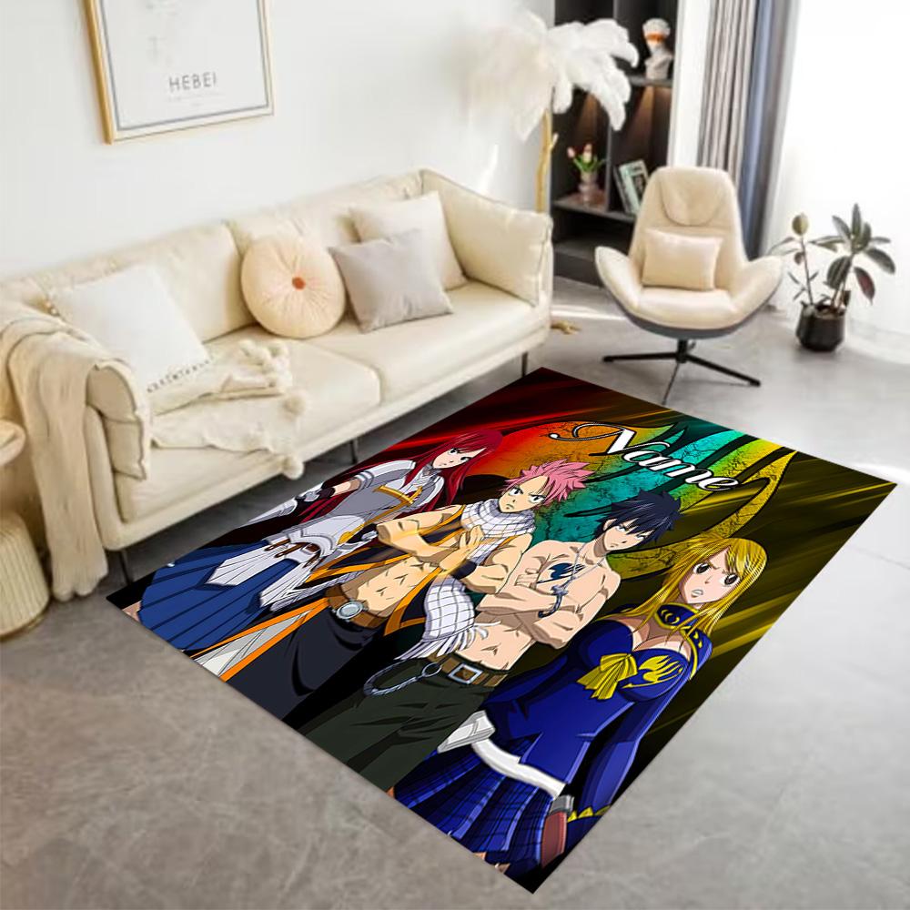 Fantasy Heroes Unite Personalized Name Floor Rug Office Rug Design for Outdoor Study room Playrooms Entryway Anti-slip Rug Office home decor
