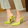 Fashion Summer Women's Shoes High Heels Sandals Elegant Luxury Trend Fashion Sexy Party Banquet Dress Pole Latin Dance Pink Yellow