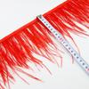 1 Meter 10-15cm Wide Apparel Fabric Ostrich Feathers Trim  Costumes Sewing Accessories