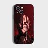 One Cartoon Punchs Man Phone Case For iPhone 16,15,14,13,12,11 Plus,Pro Max,XS,X,XR,SE,Mini,8,7,Soft Silicone Black Cover