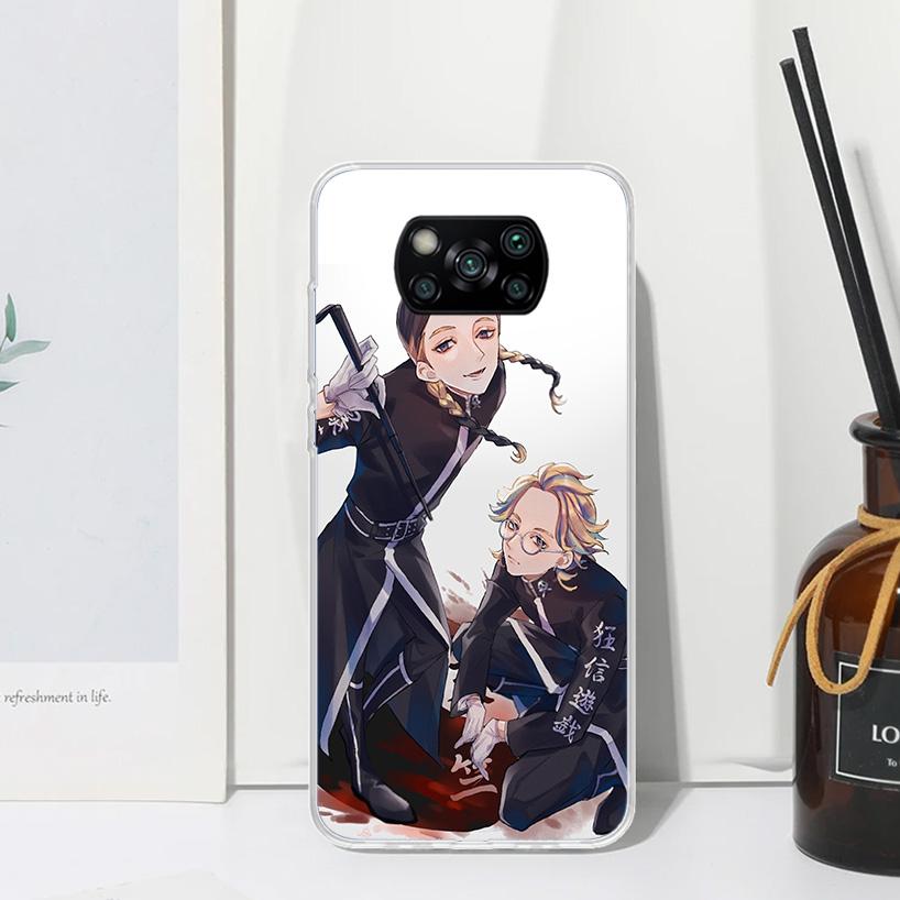 Чехол для телефона Ran Haitani Rindou Tokyo Aevengers для Xiaomi Poco X7 X6 X5 M7 M8 Pro F7 Ultra Redmi 15C 15 13C 13 12C 12 10 10C 10A