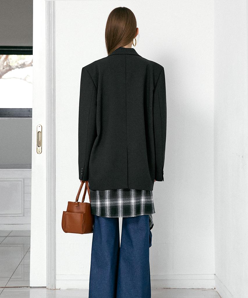 DEWEDEWE Ruffle Jacket_Black