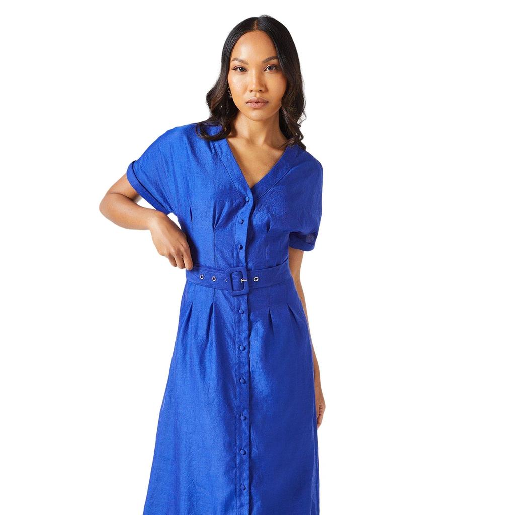 Принципы: женское/женское платье-рубашка из органзы с поясом