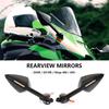 Мотоциклетные аксессуары Зеркала заднего вида со светодиодными указателями поворота для Kawasaki ZX-6R ZX6R ZX10R Ninja 400 NINJA 650 ZX 6R 10R