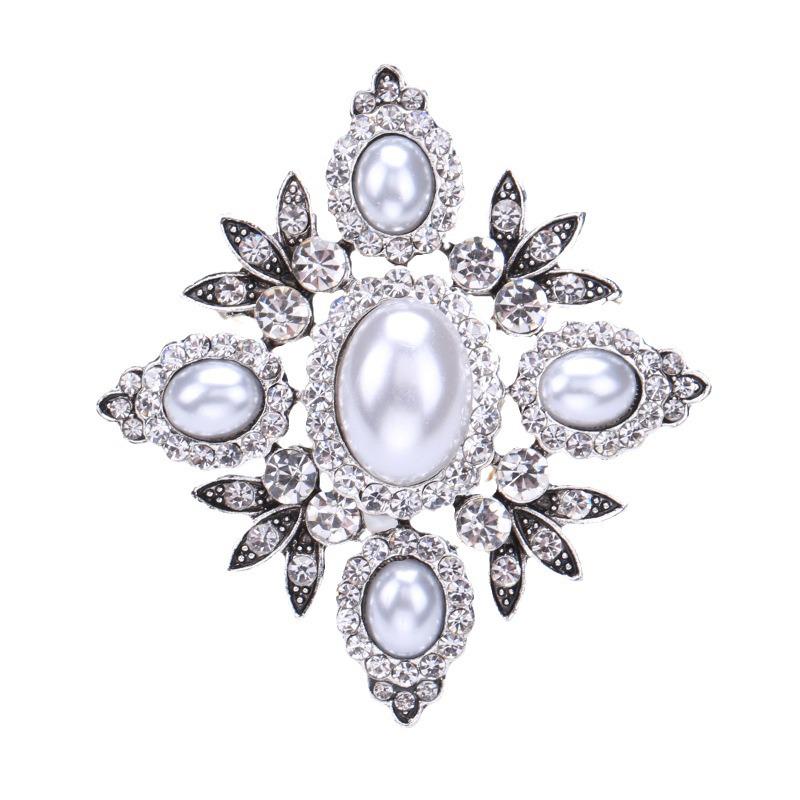 Ретро Барокко Преувеличенная Брошь-Крест - Многофункциональный Модный Аксессуар