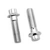 WOWTK 2pcs M10x1.5 Metric Chrome Front Brake Caliper Bolt Kit for Harley