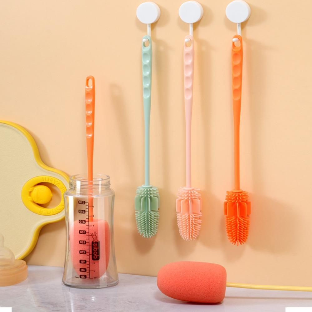 Long Handle Cup Brush Portable Bottle Brush High Quality Sponge Brushes