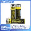 VariCore VC-1835-USB New Type-C 5V Input 3.7V 18650 3500mAh Capacity Rechargeable Lithium USB Battery for Toy Keyboar
