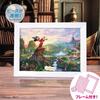 Tenyo [Made in Japan] 266-Piece Stained Art Gyutto Series Jigsaw Puzzle Disney Fantasia (18.2x25.7cm) DSG-266-988 Thomas Kinkade Studios Framed with