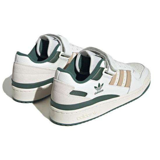 adidas Forum Low Dark Green/Core White/Magic Beige - IE4585
