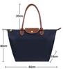 Chic Nylon Dumpling Shape Beach Tote Bag With Soft Hardness And Waterproof Features