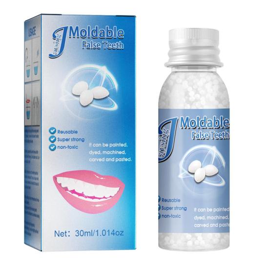 10 мл/20 мл/30 мл не раздражающие зубы сменные бусины, подходящие для здоровых зубных протезов, твердый зубной гель, временный клей