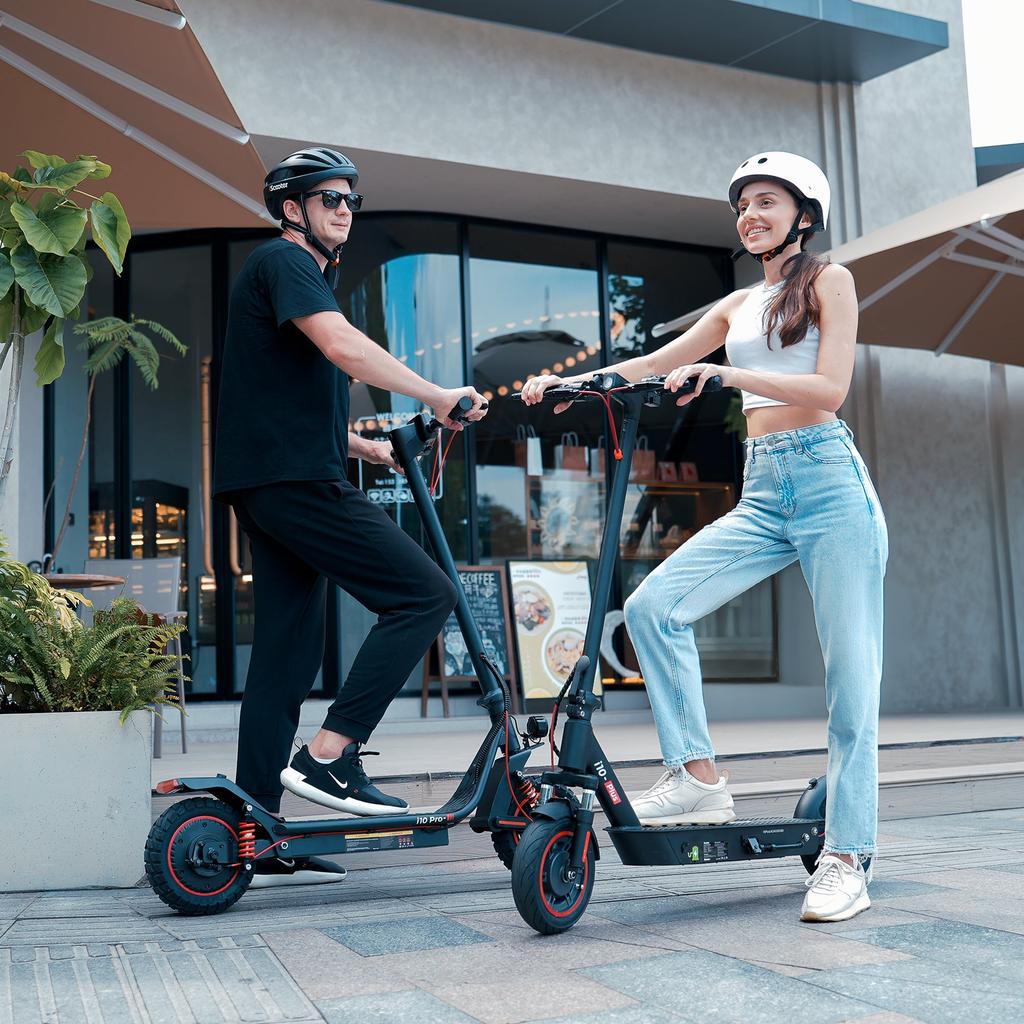 iScooter I10 PRO Electric Scooter for Adults: 800W Motor, 48V 15Ah Battery, 50-60km Range, Foldable 10" Commuter Scooter with App