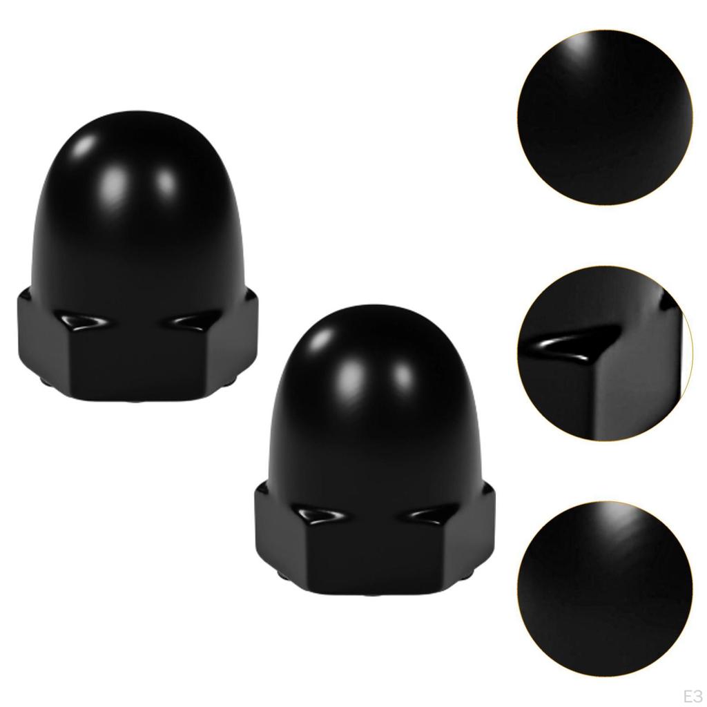 2 Pieces Ceramic Toilet Bolt Covers Easy Installation Decorative Useful Practical Toilets Decor