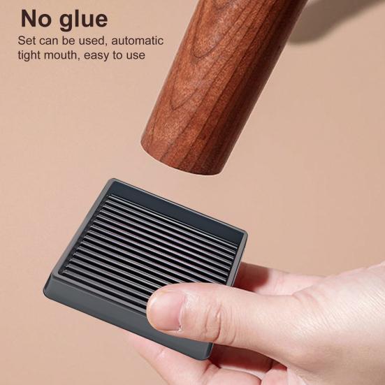 Furniture Caster Cup Round Square Bed Couch Chair Feet Bed Stopper Non-slip Furniture Coaster Mat Anti-Sliding Gripper Hardwood Floor Protector Pad