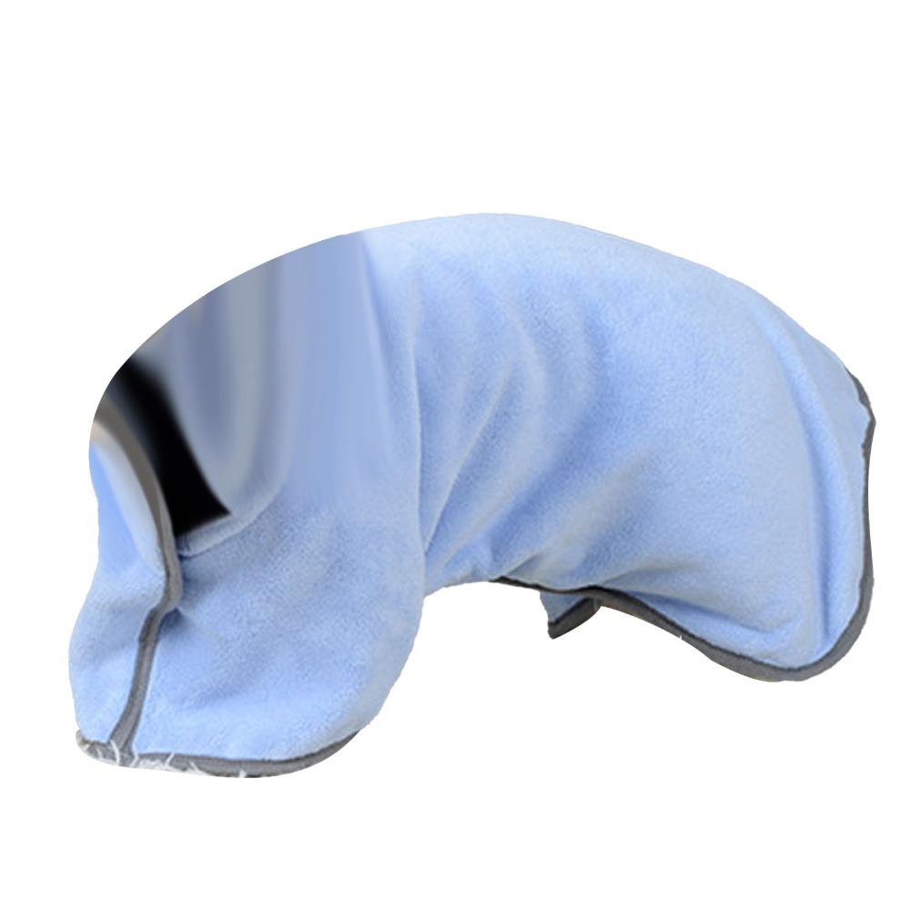 Large Size Cut Pet Bath Robe Microfiber Fabric Dog Drying Coat Small Medium Pets