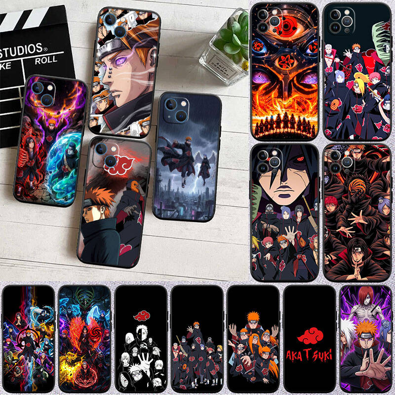 MH96 Чехол Naruto Akatsuki для Samsung A06 A35 A25 A24 A15 A05S A05 M55 M35 M15 A02 A12 A13 A10 A16 A20 A30 A22 A31 A32 A33 A42 A50