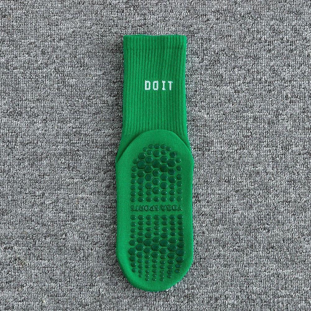 2 пары хлопковых спортивных носков однотонные полосатые носки для пилатеса новые носки до середины икры для йоги