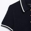 Kaslead New Arrival Women's Clothing Fashion Style Fashion Minimalist Eight-Strand Knitted Polo Shirt Collar Knitting 6771054