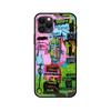 Черный чехол из ТПУ для iPhone 5 5S se 2020 6 6s 7 8 plus x 10 XR XS 11 12 13 mini pro MAX задняя крышка ins уличное граффити с рисунком