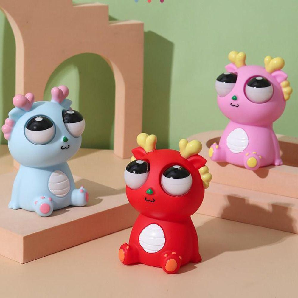 Cartoon Animal Eyeball Burst Squeeze Toy Squeeze Stretching Ball Kids Holiday Gift