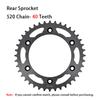 520 40T 41T 42T 45T 48T 50T 52T Rear Sprocket for CF Moto 800 MT 800MT Explore Sport Touring 2022-2024 For Triumph TF250 X 2024