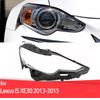 Для Lexus IS XE30 2013 2014 2015 Крышка фары Замена стекла линзы автомобильной фары Передний плафон Автомобильный корпус