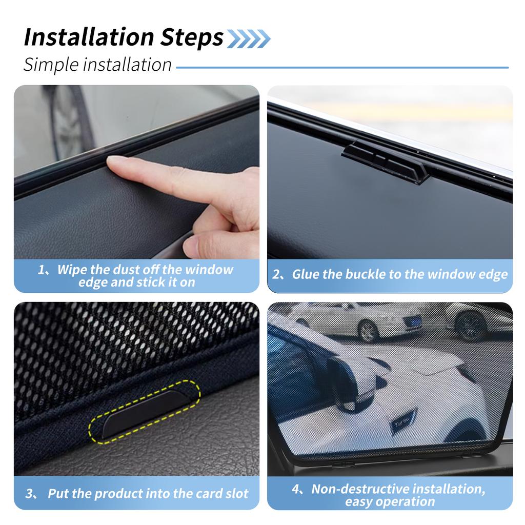Magnetic Sunshade for Volvo EX30 2024-2026 - Dashboard & Window Sun Visor