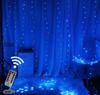 3x3 м USB светодиодные занавески из медной проволоки с 8 режимами для рождественского украшения