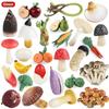 Oenux Игрушка для ролевых игр Милые фрукты Овощи Модель гриба Топперы для торта Еда Жуэ Семейное веселье Раннее образование для детей Подарок