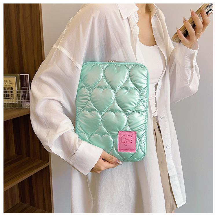 Корейская милая вышивка для 15-дюймового ноутбука и 11-дюймового iPad, многоцветный хлопковый дизайн в виде макарон