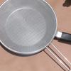 Нержавеющая сталь Мукопросеиватель Ручной Мелкое сито Сито для просеивания порошка 33 см Устойчивый к ржавчине Защита от брызг Фильтр для выпечки тортов