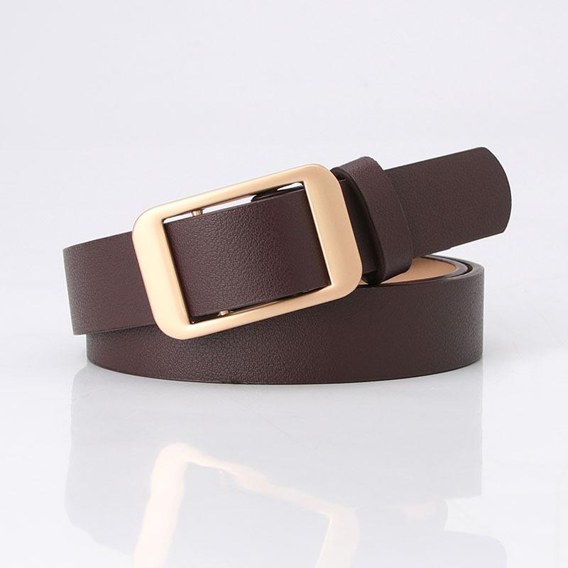 Leather Gold Silver Vintage Waistband Metal Waist Chain Belt Women Ladies Fashion Charm Belt